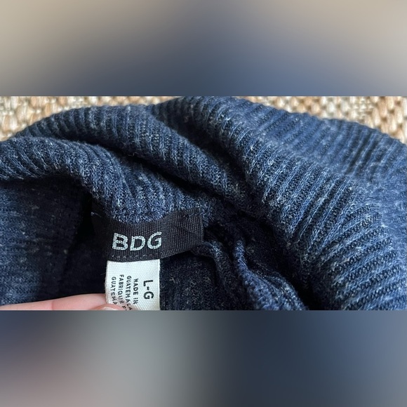 Urban Outfitters BDG Dark Blue Sleeveless Dress,High Neck,Size Large - Picture 8 of 9